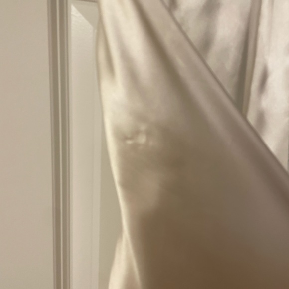 Satin Bride Robe - blue lettering - damage to it as shown in the pictures - Picture 3 of 4